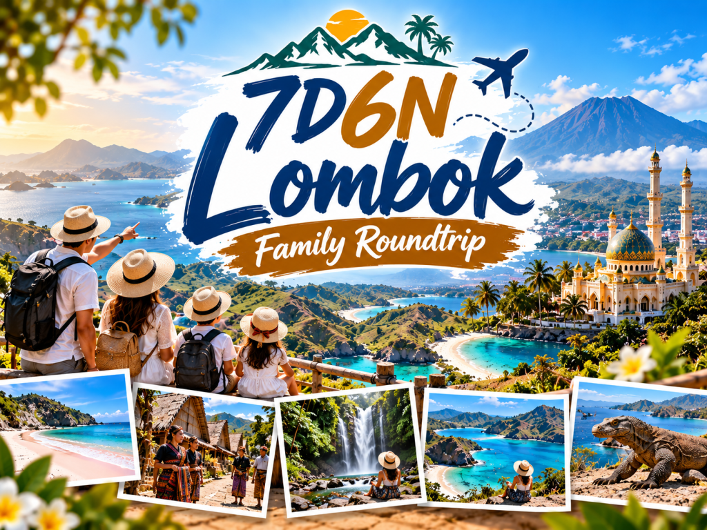 7D6N Lombok Family Roundtrip