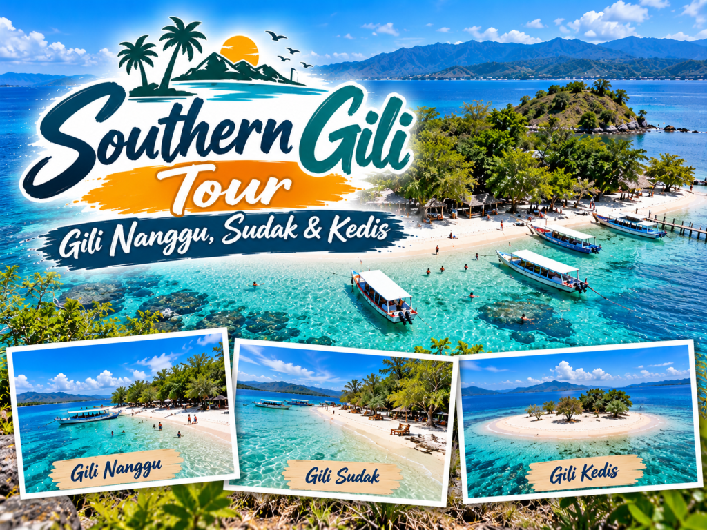 Southern Gili Tour – Gili Nanggu, Sudak & Kedis