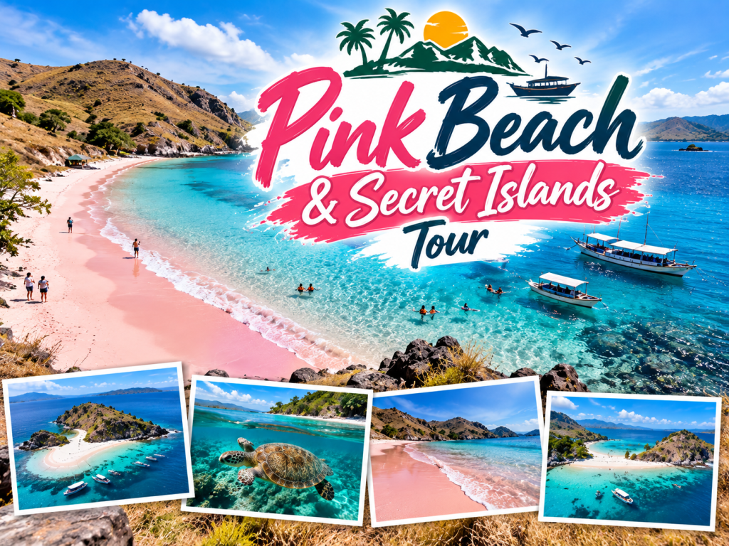 Pink Beach & Secret Islands Tour